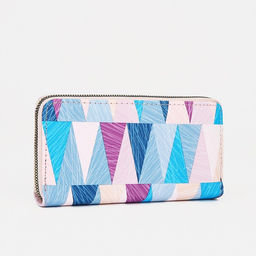 Кошелёк женский «Геометрия», на молнии, синий