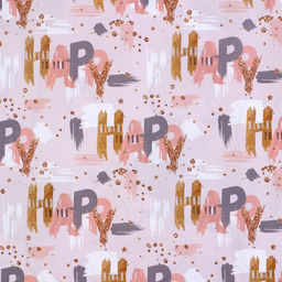 Цена за 10 шт. Бумага упаковочная глянцевая двухсторонняя «С днем рождения», 50 х 70 см