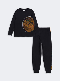 Bisiklet Yaka Erkek ?ocuk Pijama Tak?m?