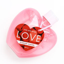 Гель для душа Love, 430 мл, аромат ягодного чизкейка, Чистое счастье  фото 3