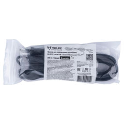 UCX-Q851 LT/300/B BLACK Провод для подключения светильника ULI-Q151 и ULI-Q951, к сети 220В. 300 см, 2 контакта, с кнопкой включения. Черный. ТМ Volpe