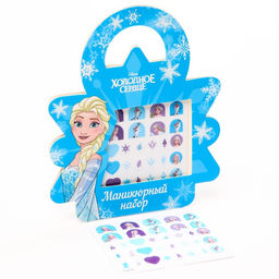 Наклейки для ногтей детские, Холодное сердце