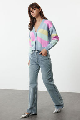 TRENDYOLMILLA Mavi Renk Bloklu Triko H?rka TWOAW25HI00264  фото 2