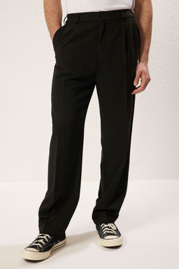 TRENDYOL MAN Siyah Wideleg Baggy Rahat Kal?p Dokuma Kumas Pantolon TMNSS25PL00009 - Trendyolmilla фото 21