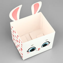 Цена за 2 шт. Коробки для мини букетов «Зайка», 12 х 20 х 10 см