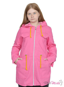 Парка Модель №1258 размеры 44-84 - Plusmoda фото 2