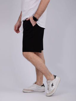 Шорты, футер с лайкрой - Малина фото 4