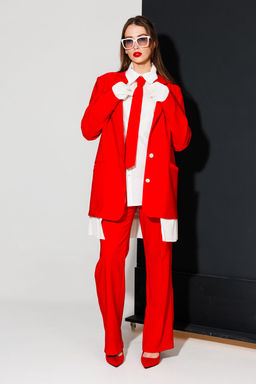 Костюм NIKVA н548-1 красный  фото 6