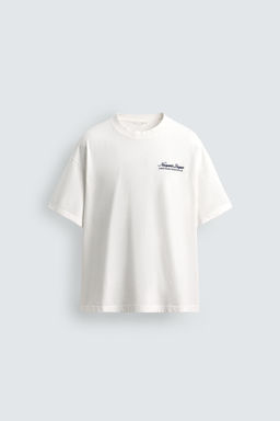 CAMISETA ESTAMPADO N?UTICO COMBINADO / Blanco