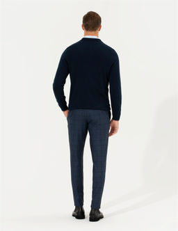 A__k Lacivert Slim Fit Kuma_ Pantolon - Pierre cardin фото 4