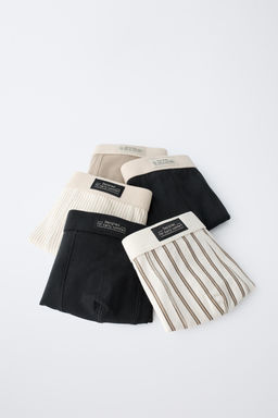 AGES 6-14 / PACK OF 5 PAIRS OF STRIPED BOXERS - Zara фото 6