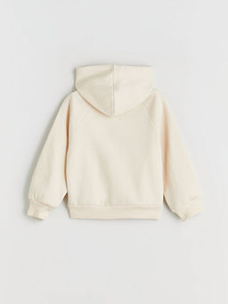 Kap??onlu K?z ?ocuk Fermuarl? Sweatshirt