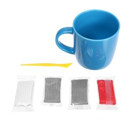 Набор для декора кружки полимерной глиной Зайка в шапочке, 300 мл - Школа талантов фото 5