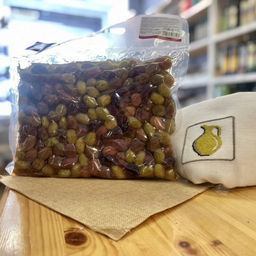 Г-серия. Ассорти из оливок Халкидики, Каламата, Амфисса, Агринио с косточкой, Греция, вакуум, 1кг - Evros фото 4