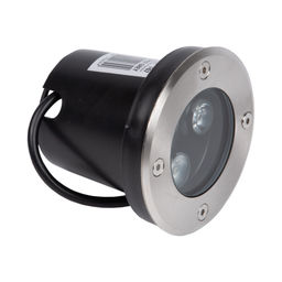 ULU-B10A-3W/RGB IP67 GREY Светильник светодиодный уличный. Архитектурный встраиваемый. RGB свет. Корпус серый. TM Uniel.