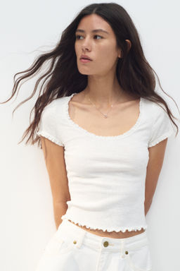 Top con encaje - H&m фото 11