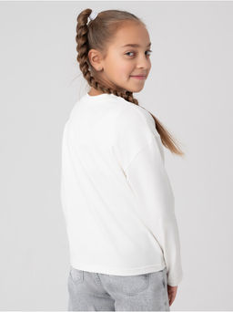 Лонгслив детский "Хэппи" экрю