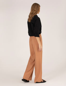 Kahverengi Loose Fit Pantolon