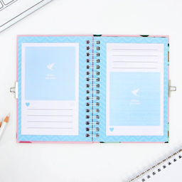 Анкета на замочке, в твердой обложке А6, 40 листов Дружба навсегда