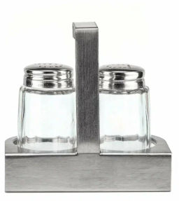 Набор для специй 3 предмета: солонка 1х40мл, перечница 1х40мл, подставка (LR08-00) /LARA/  фото 4