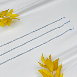 Бусины для украшений из Голубого агата (155 бусин) - Радуга самоцветов фото 3