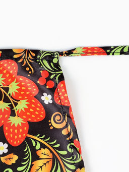 Карнавальный набор «Народная краса»: юбка р-р. 40-48, воротник, повязка, цвет чёрный