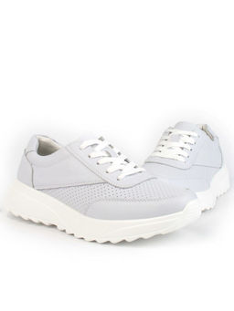 05-SD2-3D GRAY/PURPLE Кроссовки женские (натуральная кожа)