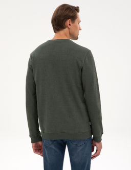 Koyu Haki Regular Fit Sweatshirt - Pierre cardin фото 5