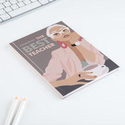 Ежедневник А5, 80 л, твердая обложка The best teacher - Artfox фото 2