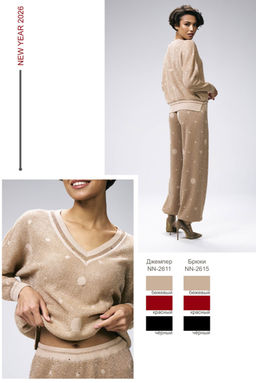 NN-2611 джемпер женский красный - Mozart фото 4