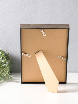 Фоторамка для фото формат А4 «Ламберто», пластик, бежево-чёрный с под золотом, 31×21.8×3.5 см