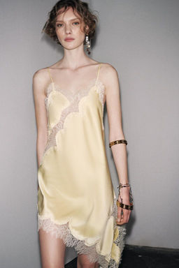 ASYMMETRIC LACE DRESS ZW COLLECTION - Zara фото 9