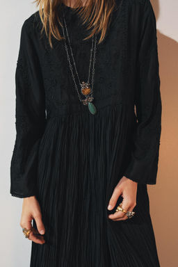 BEADED EMBROIDERY DRESS ZW COLLECTION - Zara фото 2
