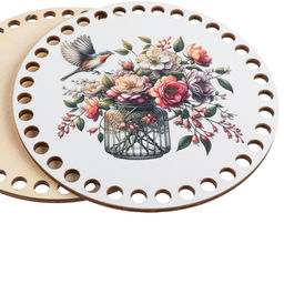 Заготовка для декорирования Love2art ДВ-01 Набор донышек для вязания Глянцевый фанера d 15 см х 0.4 см 2 шт 08 Лошадь фото 14