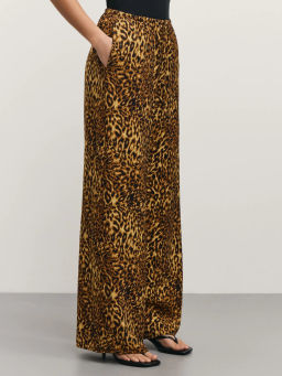 Прямые брюки из фактурной вискозы / Zarina фото 3