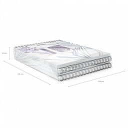 Цена за 4 шт. Блокнот с пластиковой обложкой на спирали ErichKrause Lavender, А5, 80 листов, клетка  фото 5