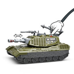 Танк "Ударная сила" (свет, звук) в коробке