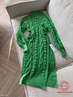 Вязаное платье женское с горлом - Bruno фото 6