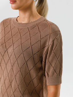 Блузка вязаная