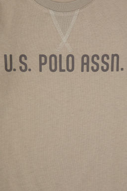 Erkek _ocuk A__k Haki Bisiklet Yaka Sweatshirt - U.s. polo assn фото 3