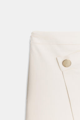 FALDA CRUZADA MIDI / Crudo - Zara фото 8