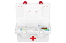 Ящик для медикаментов-аптечка 16 л 40,5*23,5*21 см Массимос крыш.с 2-мя защел.и 2-мя органай+вклад - Elan gallery фото 23