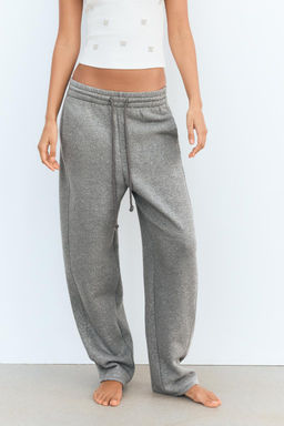 SHINY PLUSH TROUSERS - Zara фото 5