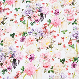 Цена за 10 шт. Бумага упаковочная глянцевая двусторонняя «Букет», 100×70 см