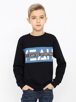 CRB wear/CWJB 63340-22-340 Джемпер для мальчика,черный/Ex.Cherubino