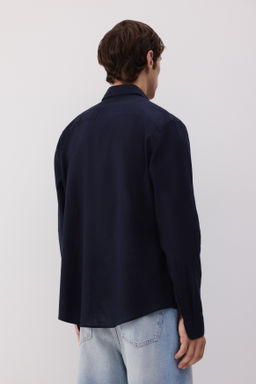 Camisa en mezcla de lino Regular Fit - H&m фото 12