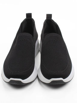 05-TEX-D04-02 BLACK Полуботинки спортивные летние мужские (текстиль)