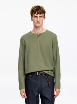 Camiseta estilo Henley - H&m фото 2