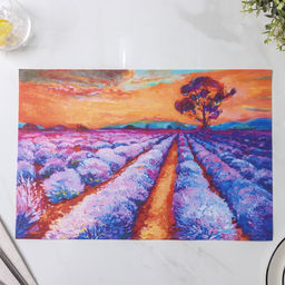 Салфетки сервировочные на стол Доляна «Пейзаж», 4 шт., 45×30 см