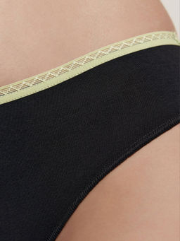 CONTE BASIC COLLECTION LB 2002.7 Трусы женские (в пакете) black-lemon - Conte elegant фото 2